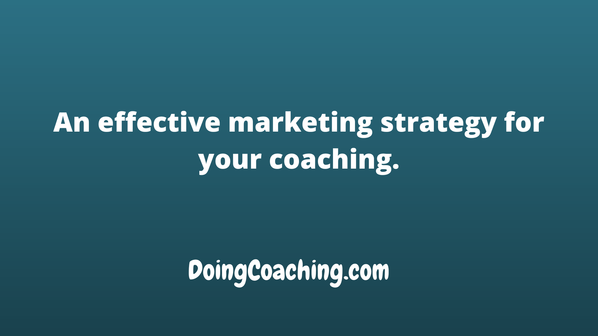effective marketing strategy for your coaching pic